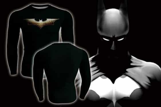 DC Batman Long Sleeves 3D Full Print Cool Workout T-shirt - Superheroes Gears