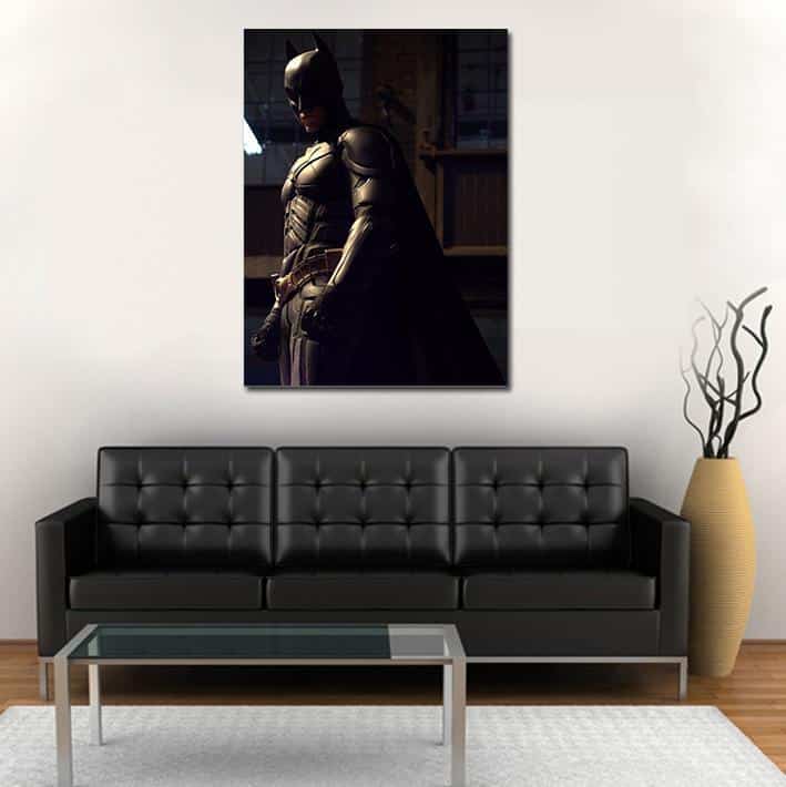 Digital Art Of Dark Knight, Woman, Full Metall, Red Eyes, Dynamic Pose,  Gigantic Axe, | Artificial Design