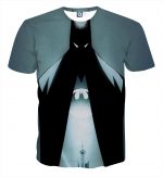 DC Comics Batman Hero Logo On The Moon Full Print T-Shirt - Superheroes Gears