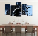 DC Comics Bruce Wayne Batman The Dark Knight 5pcs Canvas Art
