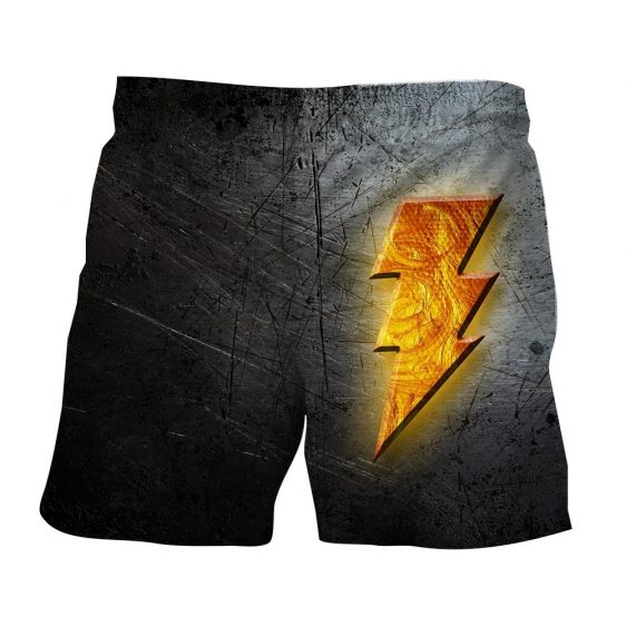 DC Comics Captain Marvel Shazam! Logo Cool 3D Print Shorts