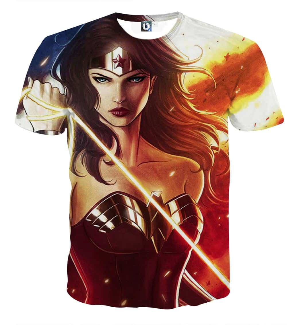 Wonder Woman Golden Lasso Logo Women's T-Shirt