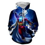 DC Comics Flying Captain Marvel Shazam Modern Blue Hoodie