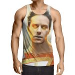 DC Comics Shazam Billy Batson Portrait 3D Print Tank Top