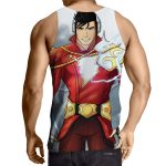 DC Comics Superhero Shazam Stylish White Tank Top