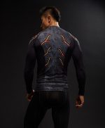 DC Flash Inspired 3D Printed Compression Raglan Long Sleeves T-shirt - Superheroes Gears