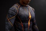 DC Flash Inspired 3D Printed Compression Raglan Long Sleeves T-shirt - Superheroes Gears
