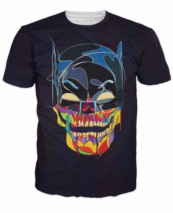 DC Hero Batman Skull Creative Design Super Hero Theme T-Shirt - Superheroes Gears