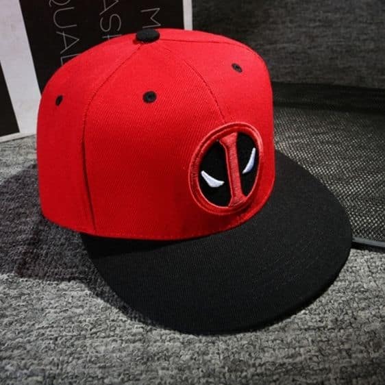 Deadpool Cool Symbol Red Awesome Snapback Baseball Hat Cap