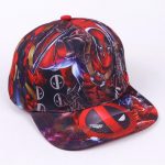 Deadpool Symbol All Style In Red Funky Snapback Baseball Cap - Superheroes Gears
