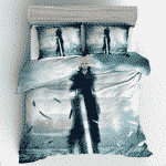 Final Fantasy Cloud Strife Close-Up Elegant Bedding Set