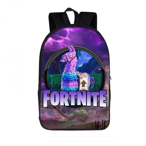 Fortnite Battle Royal Supply Llama Loot Purple Backpack Bag