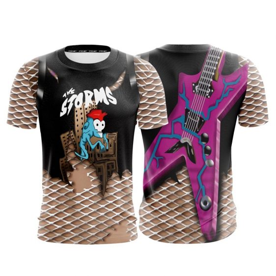 Fortnite Game Power Chord Skin The Storms Cosplay T-shirt - Superheroes Gears