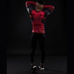 Funny Deadpool 3D Compression Long Sleeves Fitness Printed T-shirt - Superheroes Gears