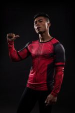 Funny Deadpool 3D Compression Long Sleeves Fitness Printed T-shirt - Superheroes Gears