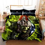 Furious Hulk Thor Ragnarok Scene Fan Art Bedding Set