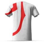 God Of War White Kratos War Paint Gaming Tee