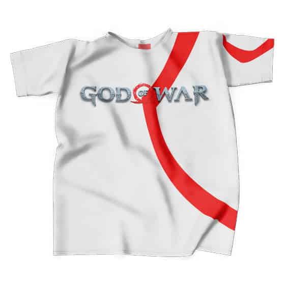 God Of War White Kratos War Paint Gaming Tee