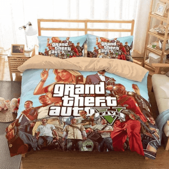 Grand Theft Auto V Major Characters Cool Bedding Set