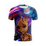 Guardians Of The Galaxy Sweet Groot Colorful Vibrant T-Shirt