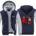Harley Quinn Black Red Sexy Queen 3D Cool Hooded Jacket - Superheroes Gears