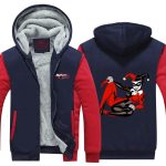 Harley Quinn Black Red Sexy Queen 3D Cool Hooded Jacket - Superheroes Gears