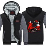 Harley Quinn Black Red Sexy Queen 3D Cool Hooded Jacket - Superheroes Gears