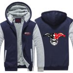 Harley Quinn Clown Head Cartoon Style Logo Hooded Jacket - Superheroes Gears