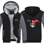 Harley Quinn Clown Head Cartoon Style Logo Hooded Jacket - Superheroes Gears