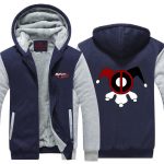 Harley Quinn Clown Minimalist Symbol Cool Hooded Jacket - Superheroes Gears
