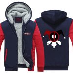 Harley Quinn Clown Minimalist Symbol Cool Hooded Jacket - Superheroes Gears