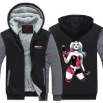 Harley Quinn Gun and Sexy Posture Dope Print Hooded Jacket - Superheroes Gears