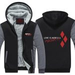 Harley Quinn Love Quote Simple Design Print Hooded Jacket - Superheroes Gears