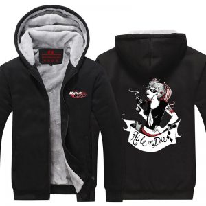 Harley Quinn Ride or Die Awesome Style 3D Hooded Jacket - Superheroes Gears