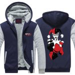 Harley Quinn Sexy Portrait Dope Design Hooded Jacket - Superheroes Gears