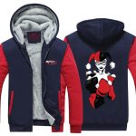 Harley Quinn Sexy Portrait Dope Design Hooded Jacket - Superheroes Gears