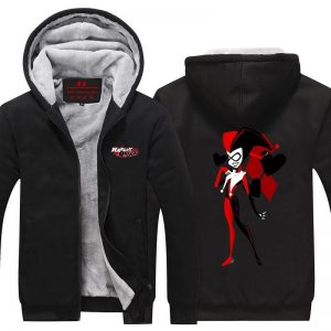 Harley Quinn Sexy Queen Vibrant Design 3D Hooded Jacket - Superheroes Gears