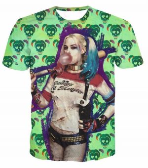 Harley Quinn Suicide Squad Margot Robbie Cast Concept T-Shirt - Woof Apparel