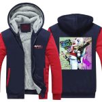 Harley Quinn Suicide Squad Parody Movie Poster Hooded Jacket - Superheroes Gears