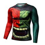 Hulk Superhero Long Sleeves 3D Design Compression T-shirt - Superheroes Gears