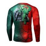 Hulk Superhero Long Sleeves 3D Design Compression T-shirt - Superheroes Gears
