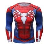 Insomniac Spider-man Costume Long Sleeves Compression Shirt