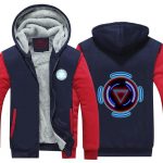 Iron Man Avengers Big Centered Arc Reactor Nice Hooded Jacket - Superheroes Gears