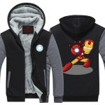 Iron Man Avengers Cute Chibi Red Armor Cool Hooded Jacket - Superheroes Gears