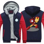 Iron Man Avengers Cute Chibi Red Armor Cool Hooded Jacket - Superheroes Gears