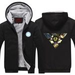 Iron Man Avengers Designed Arc Reactor Unique Hooded Jacket - Superheroes Gears