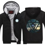 Iron Man Avengers Designed Real Arc Reactor Hooded Jacket - Superheroes Gears