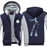 Iron Man Avengers Endo Sym Armor Silver Nice Hooded Jacket - Superheroes Gears