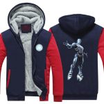 Iron Man Avengers Endo Sym Armor Silver Nice Hooded Jacket - Superheroes Gears