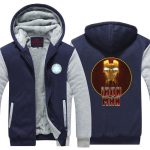 Iron Man Avengers Gold Mask Red Symbol Nice Hooded Jacket - Superheroes Gears